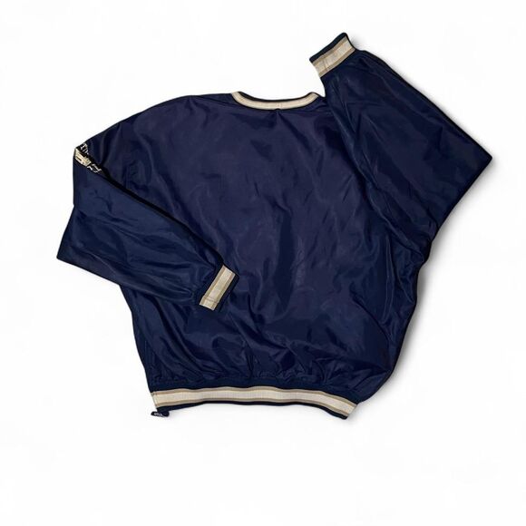 Y2K Notre Dame Starter Pullover Jacket | Vintage NCAA Football Windbreaker XXL - Picture 3 of 7